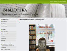 Tablet Screenshot of biblioteka.lo-siemiatycze.edu.pl